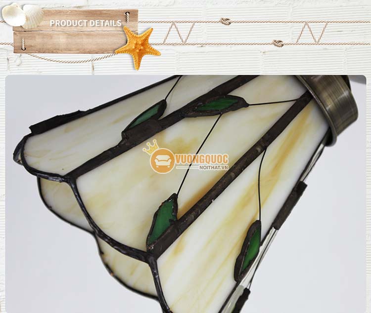 Quạt trần đèn chùm cao cấp yb210-8